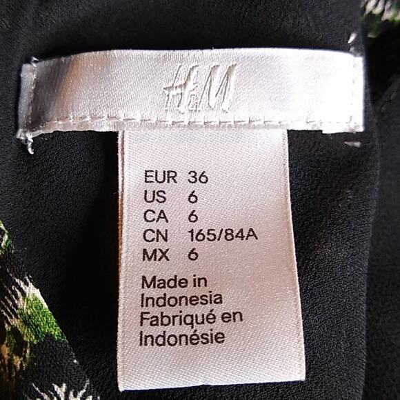 H&M Sleeveless Shift Dress Keyhole Bow Tie Back - Picture 8 of 11